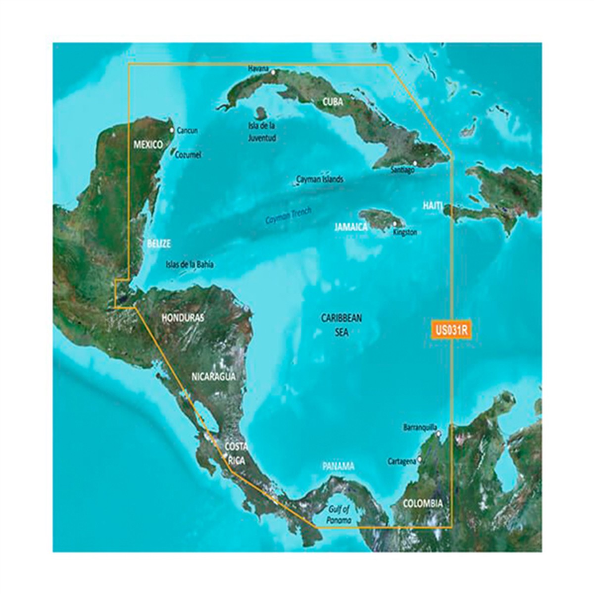 Bluechart Garmin g3 Caribe y Costa Suroeste