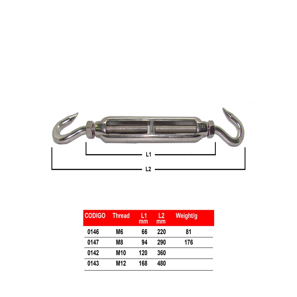 Tensor Panama East Hook and Hook