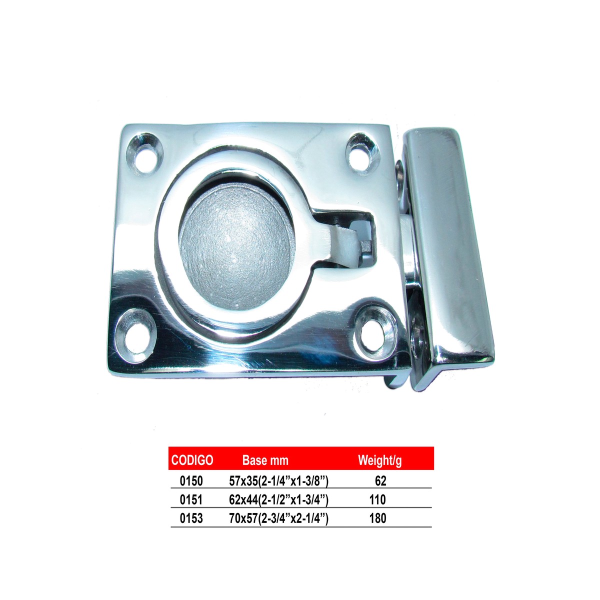 Tirador de Puerta Panama East Flush Ring