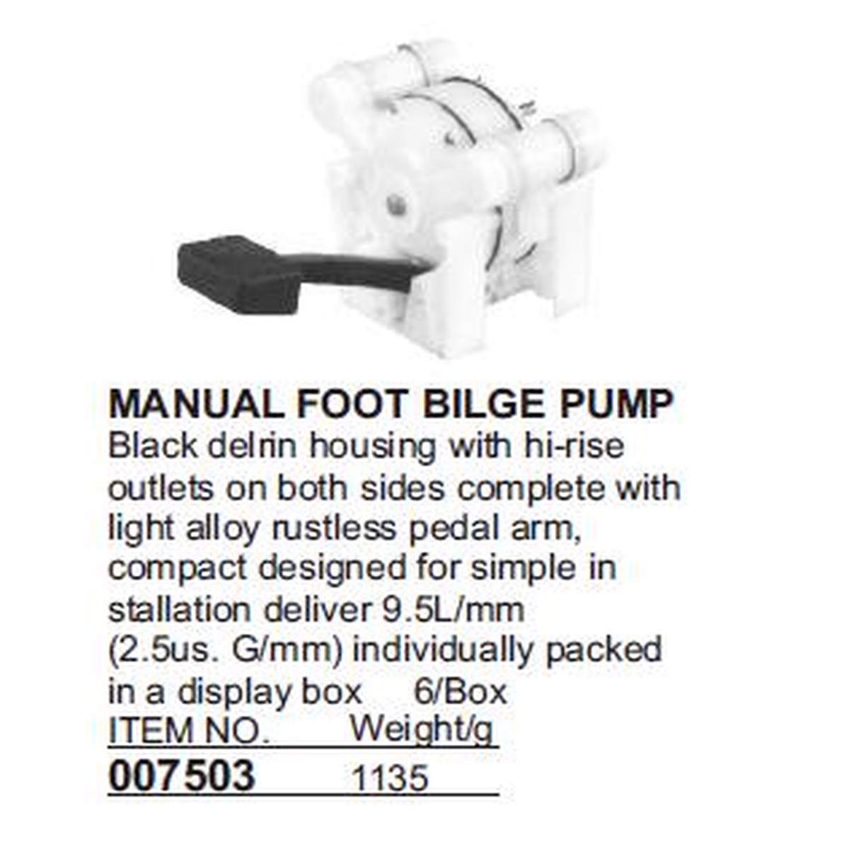 Bomba Manual Pet de Pedal