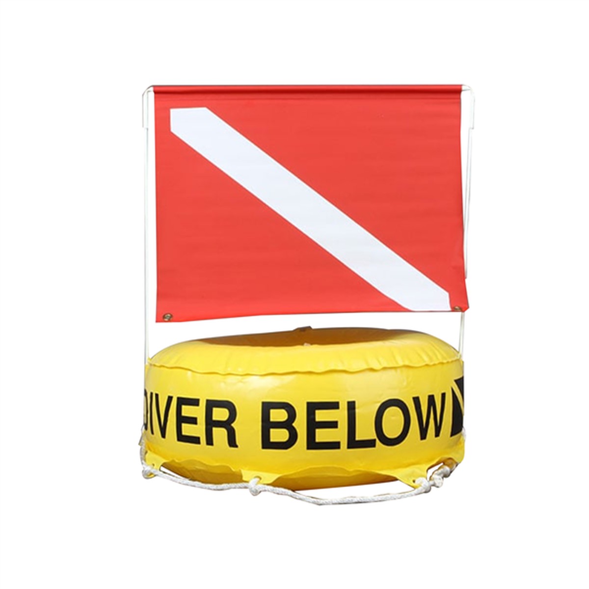 Boya de Buceo Trident Divers con Bandera
