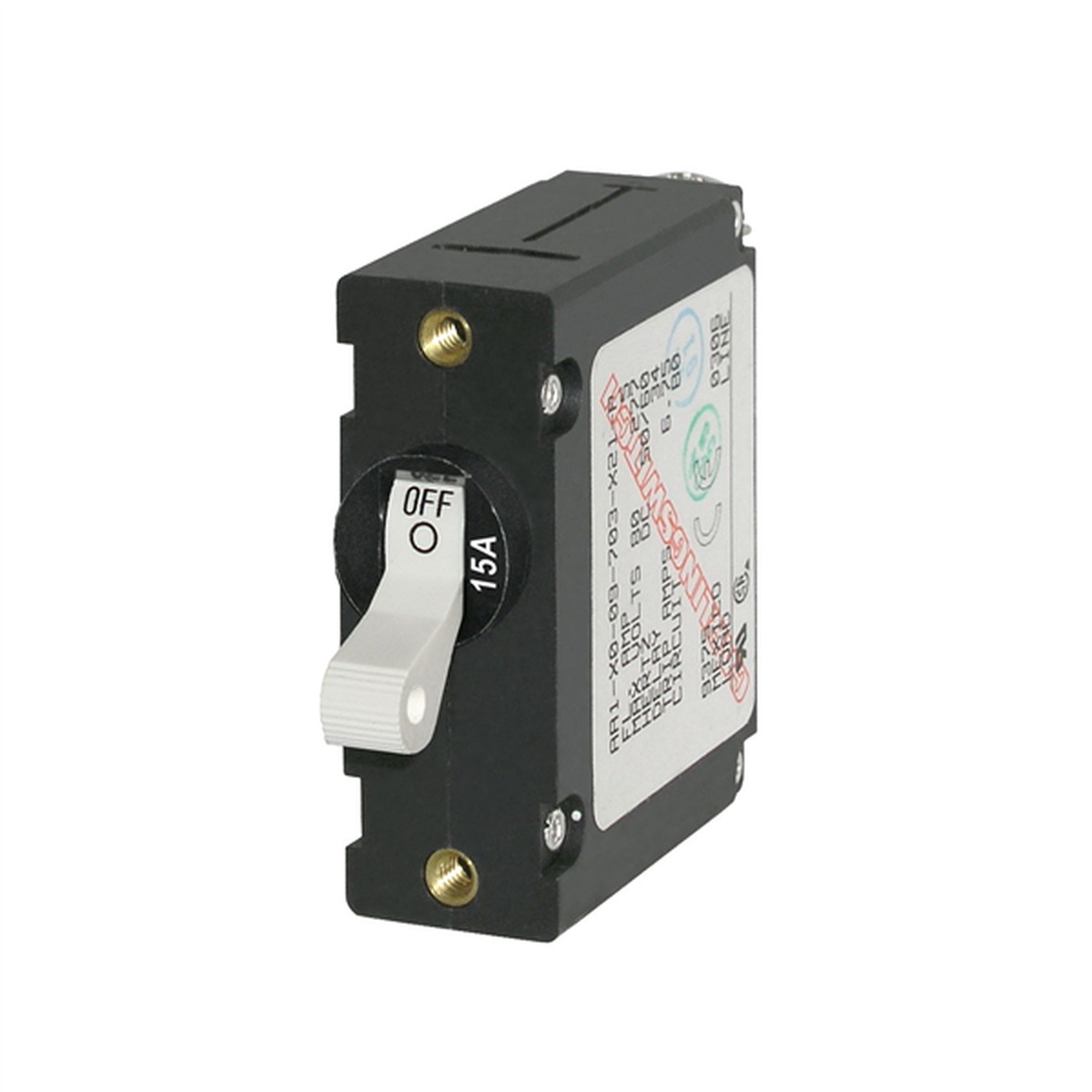 Breaker Blue Sea de Palanca Blanco Serie A - Single Pole15A - 7210