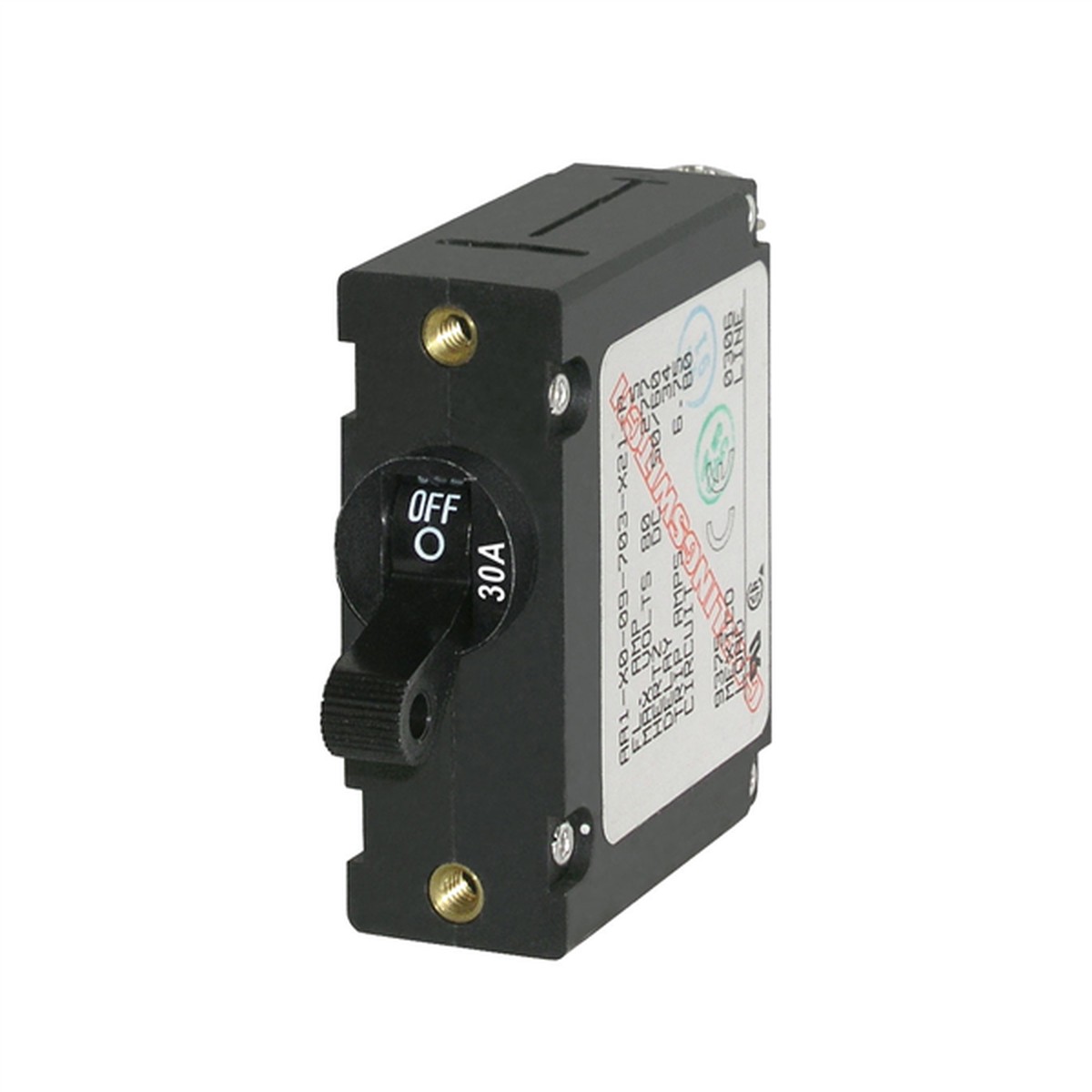 Breaker Blue Sea de Palanca Negro Serie A - Single Pole 30A - 7220
