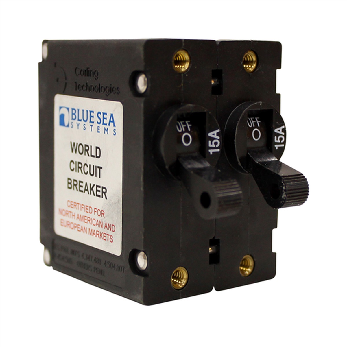 Breaker Circuit Blue Sea 15A Black - 7234