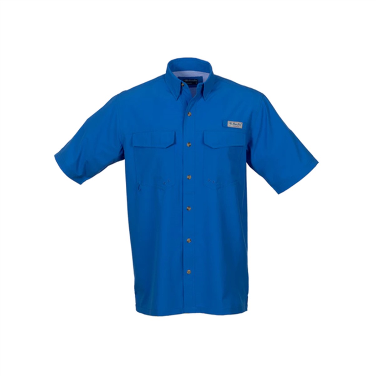 Camisa Manga Corta Bimini Bay para hombre Flats V con BloodGuard Plus