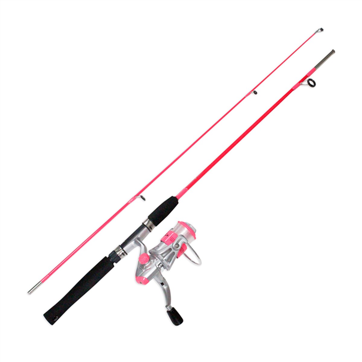 Combo de Spinning Eagle Claw Raptor Jr - Pink