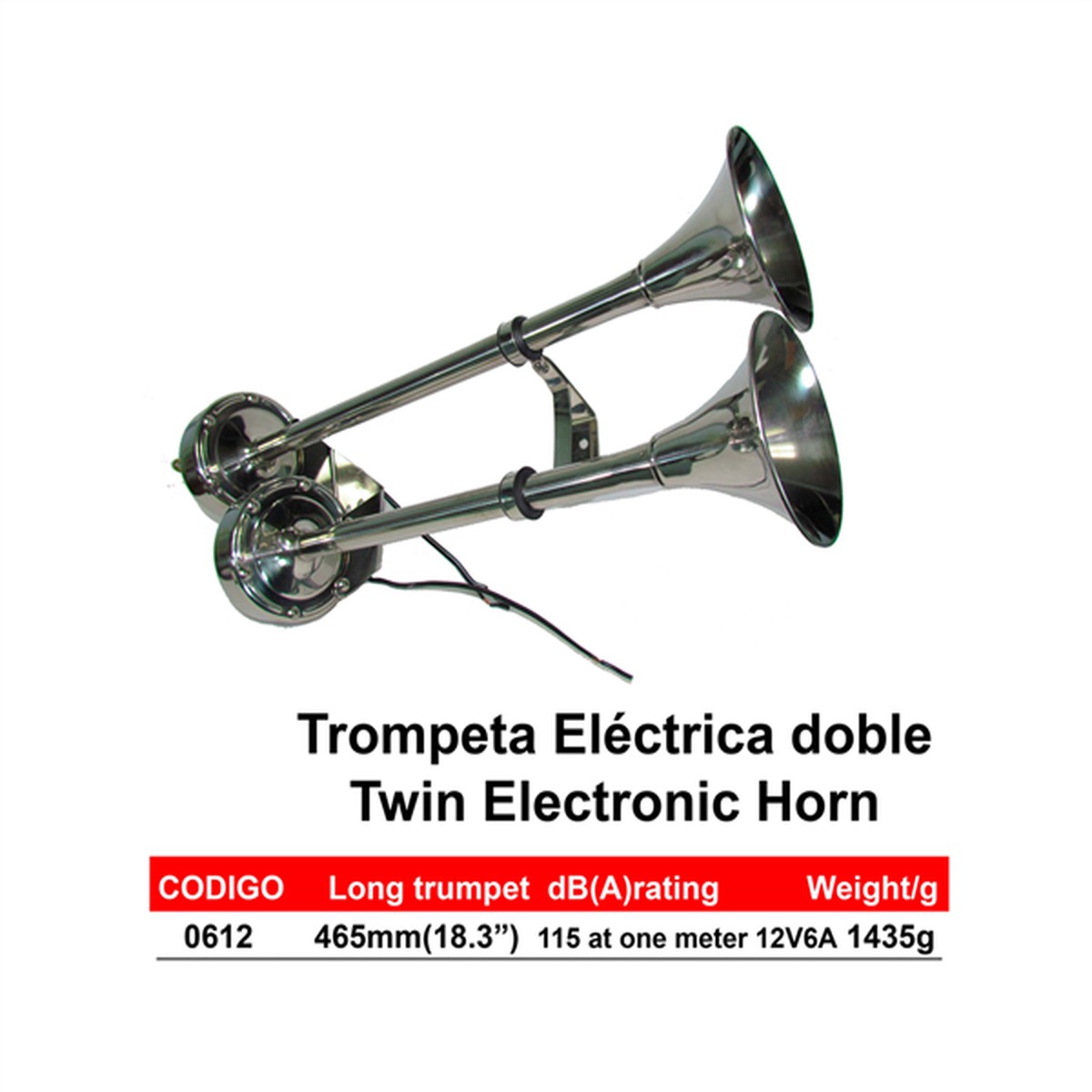 Trompeta Electrica Panama East Doble S.S.