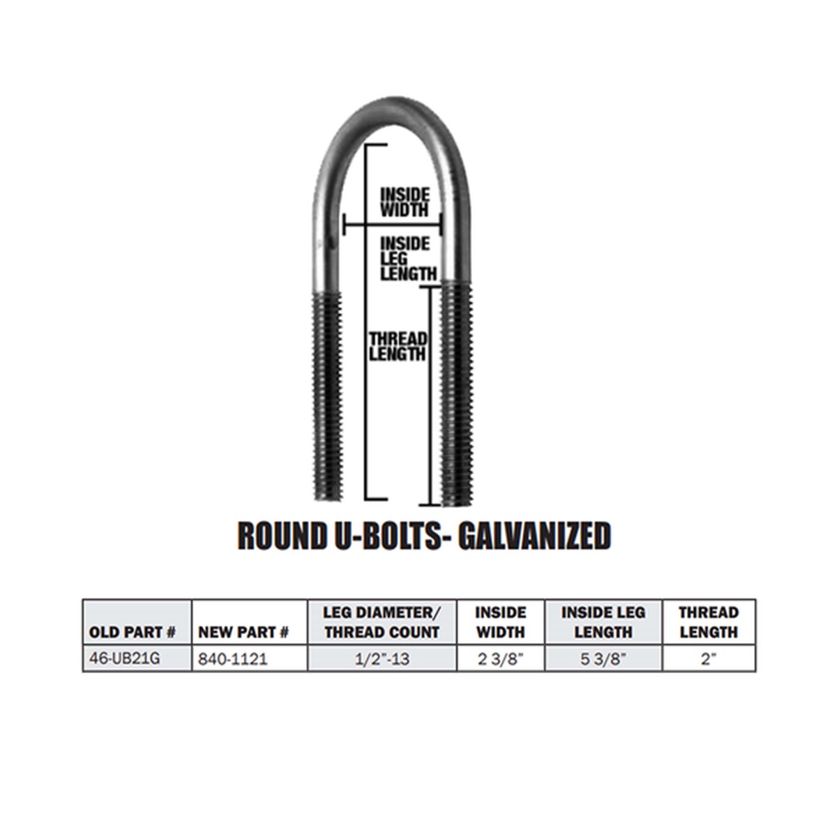 U Bolts Trailer Panama East Redondo Galv