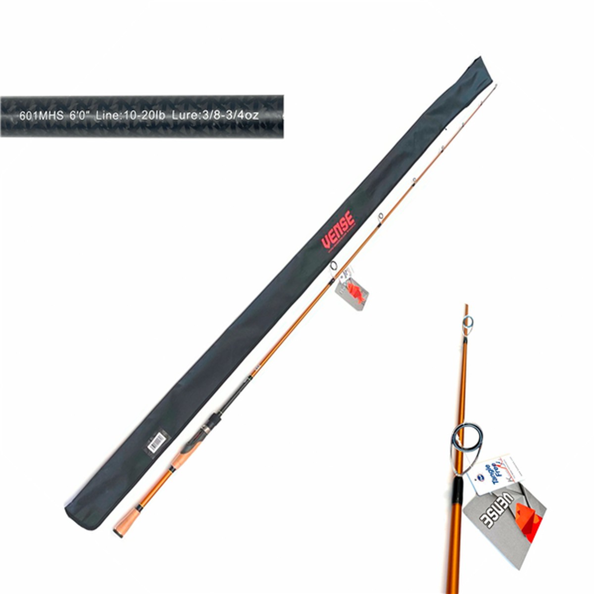 Vense Spinning Rod - 6'0" Medium Heavy