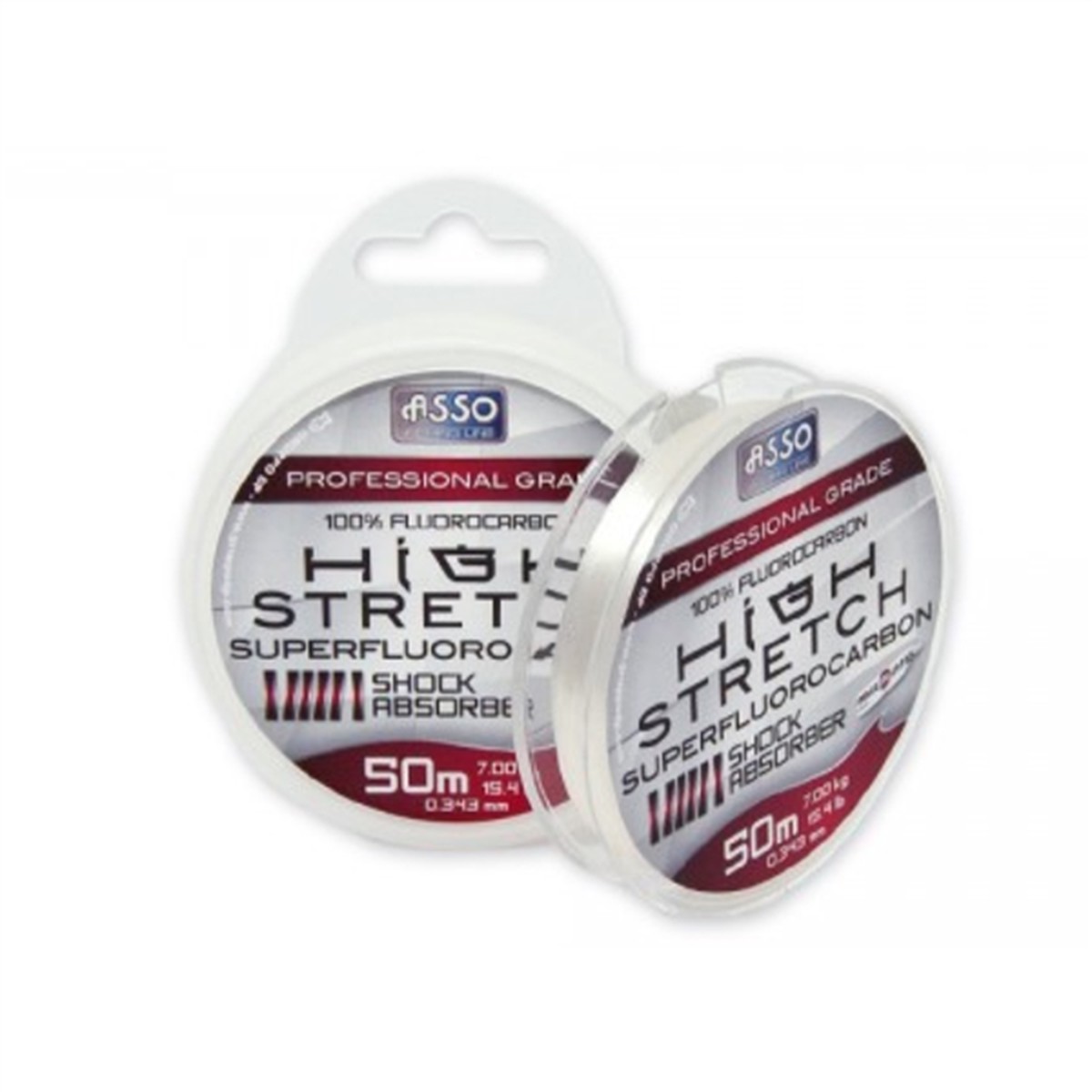 Asso Superfluorocarbon High Stretch Rope 50m