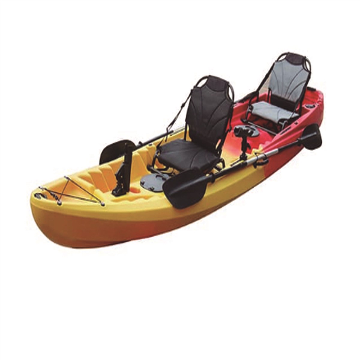 Kayak Happines II 12.1' amarillo rojo
