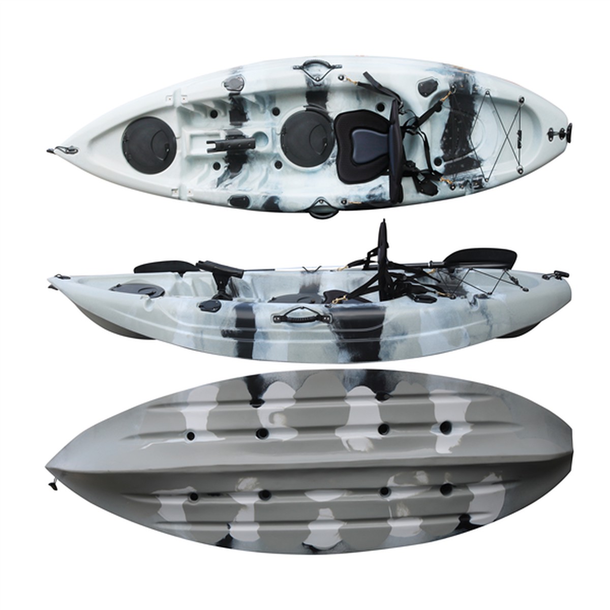Kayak Timo 8.7' - Gris/Blanco/Negro (VK05)