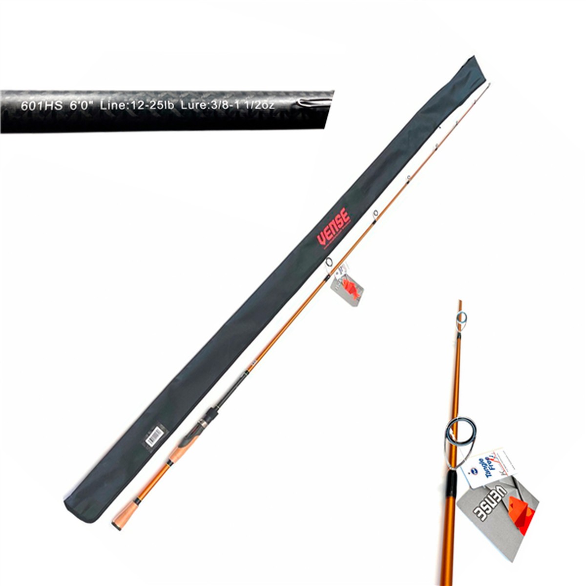 Vense Spinning Rod - 6'0" Heavy