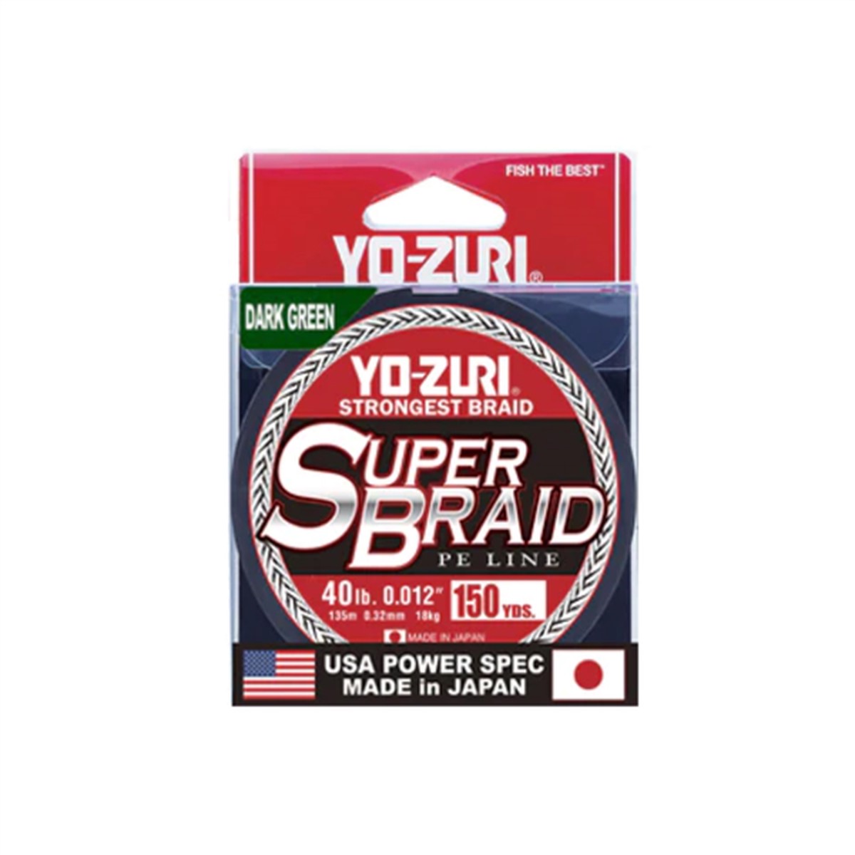 Yo-Zuri Superbraid Dark Green String