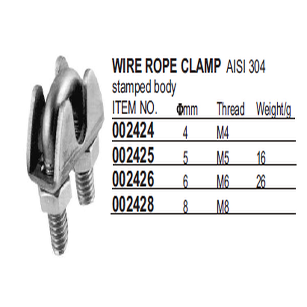 Grapa para Cables Pet