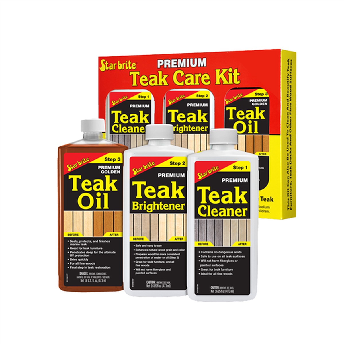 Kit Care Star Brite Teak Premium