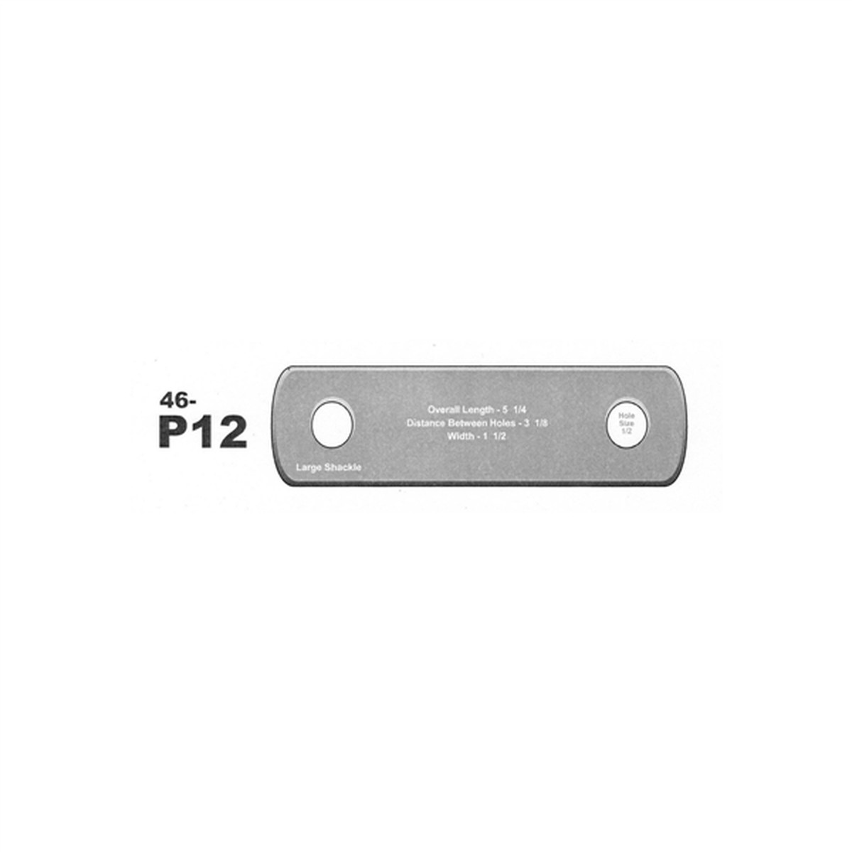 Platina Trailer Panama East 46-P12 - Galvanizado
