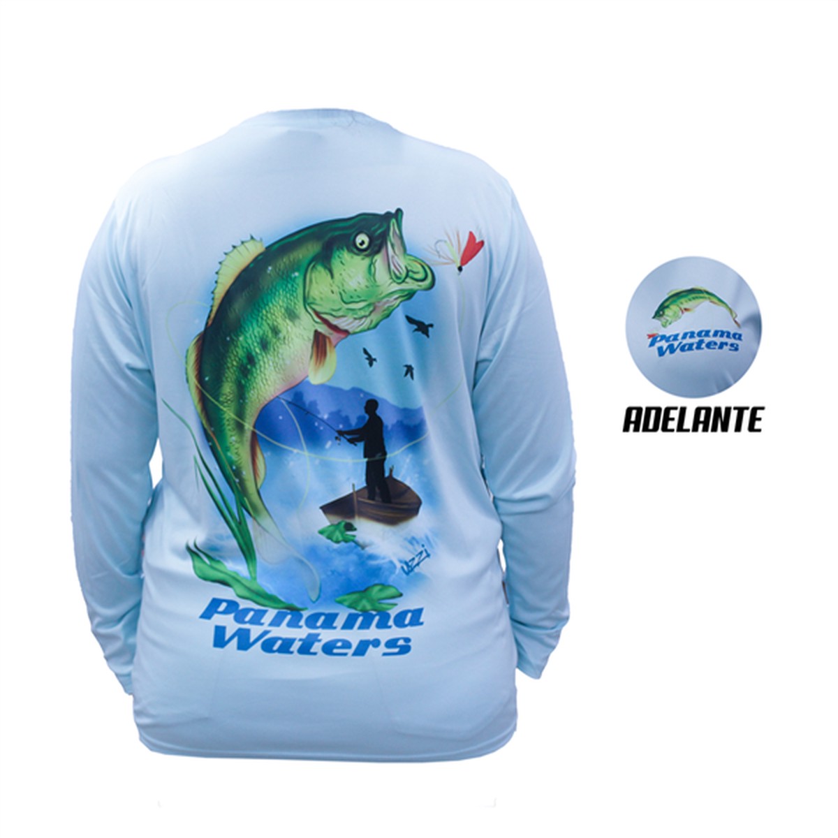 Panama Waters Long Sleeve Sweater for Men Performance #FLS