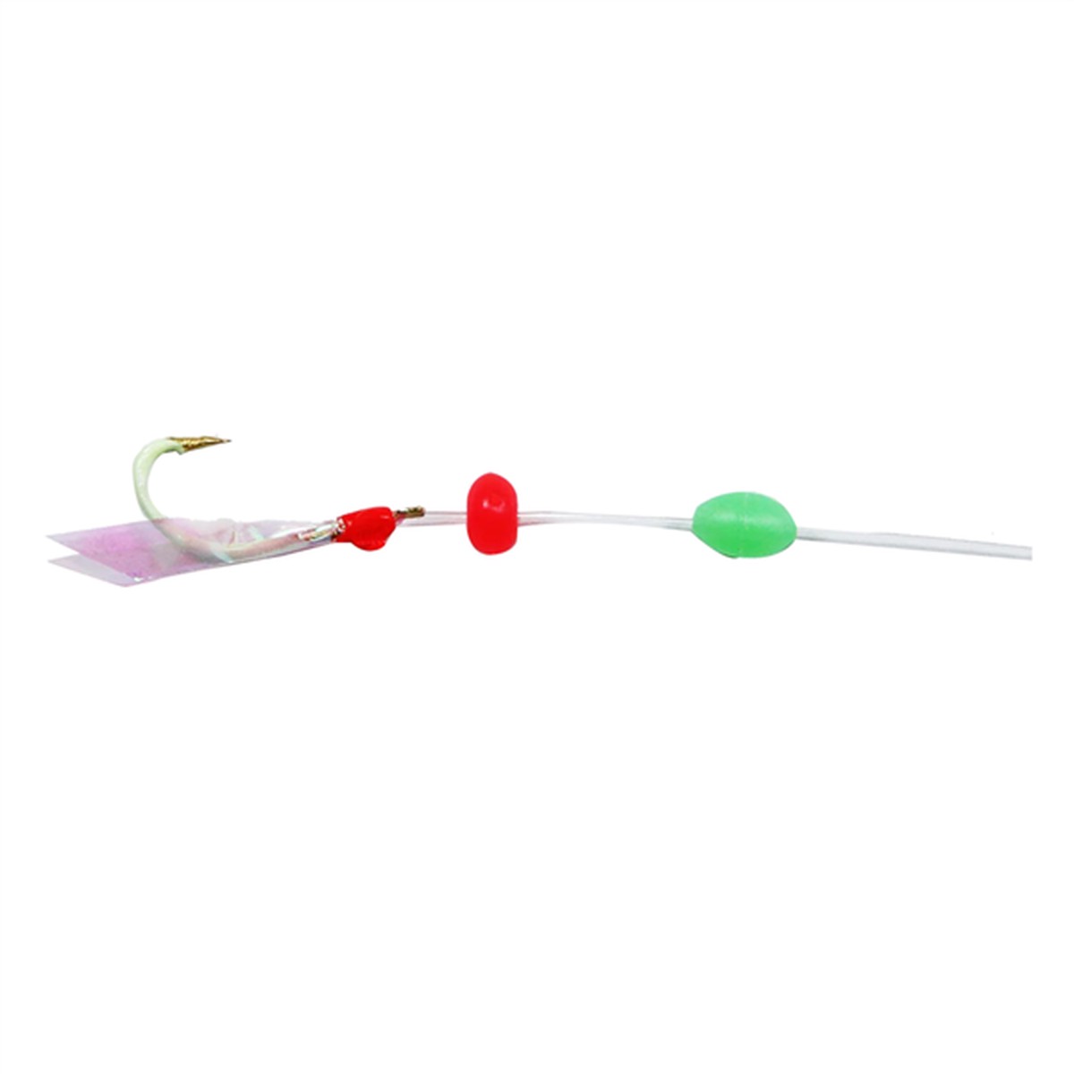 Seuelo Ahi Sabiki Rig Glow Hook Rainbow Skin