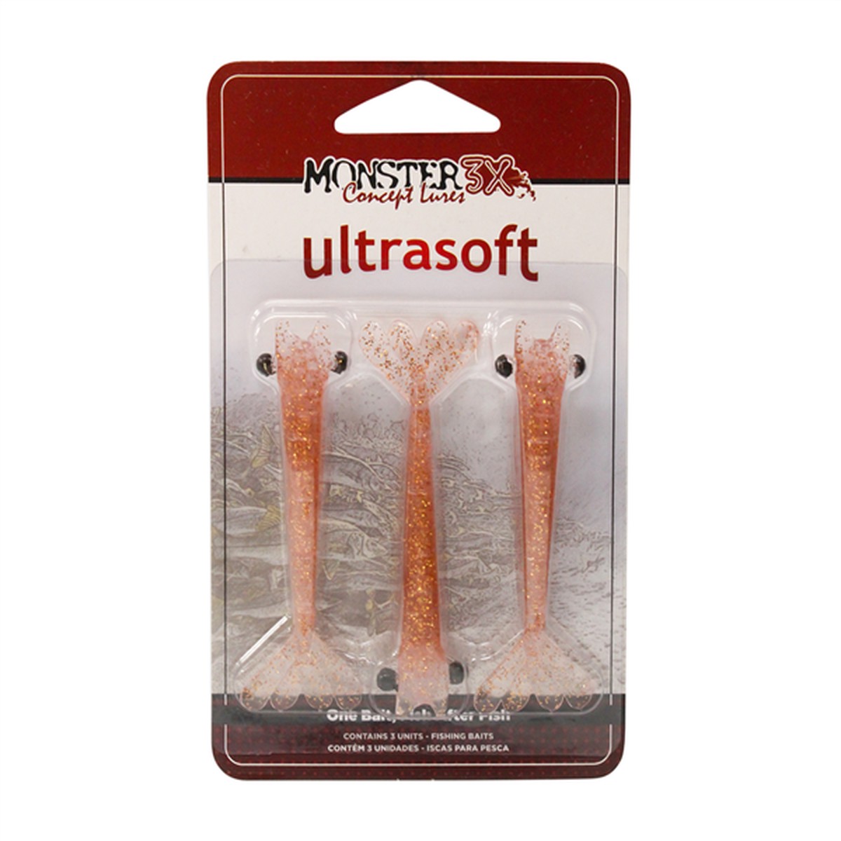 Seuelo Monster 3x Ultrasoft 3 - 9cm