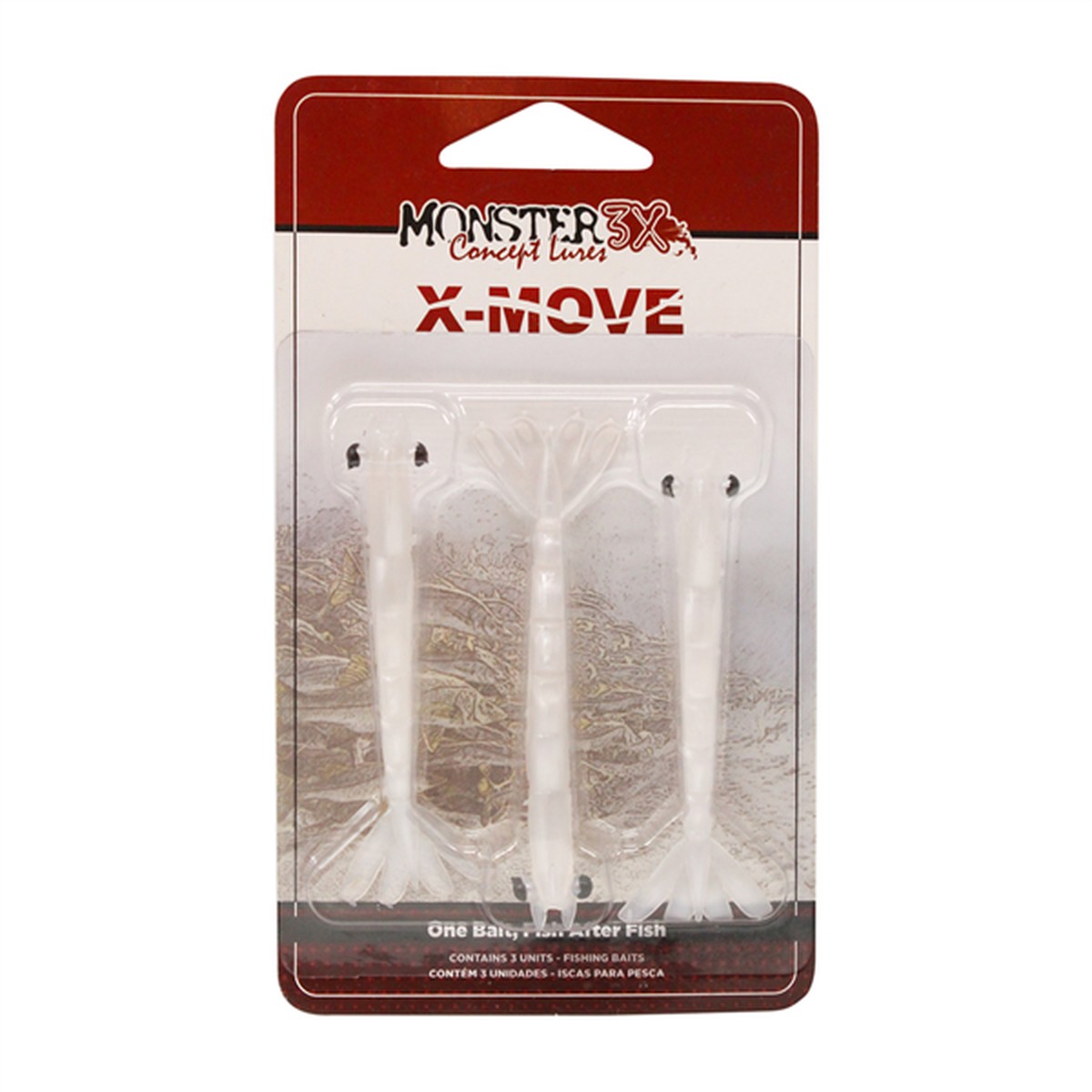 Seuelo Monster 3x X-MOVE 3 - 9cm