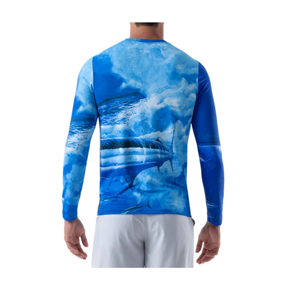 Suter de Hombre UPF50 Guy Harvey Marlin Wrap Performance