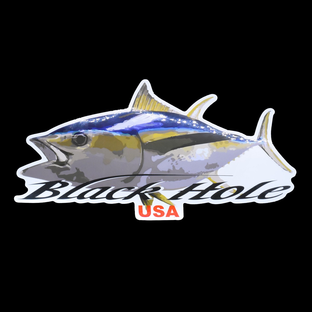 Black Hole 9' Tuna Sticker