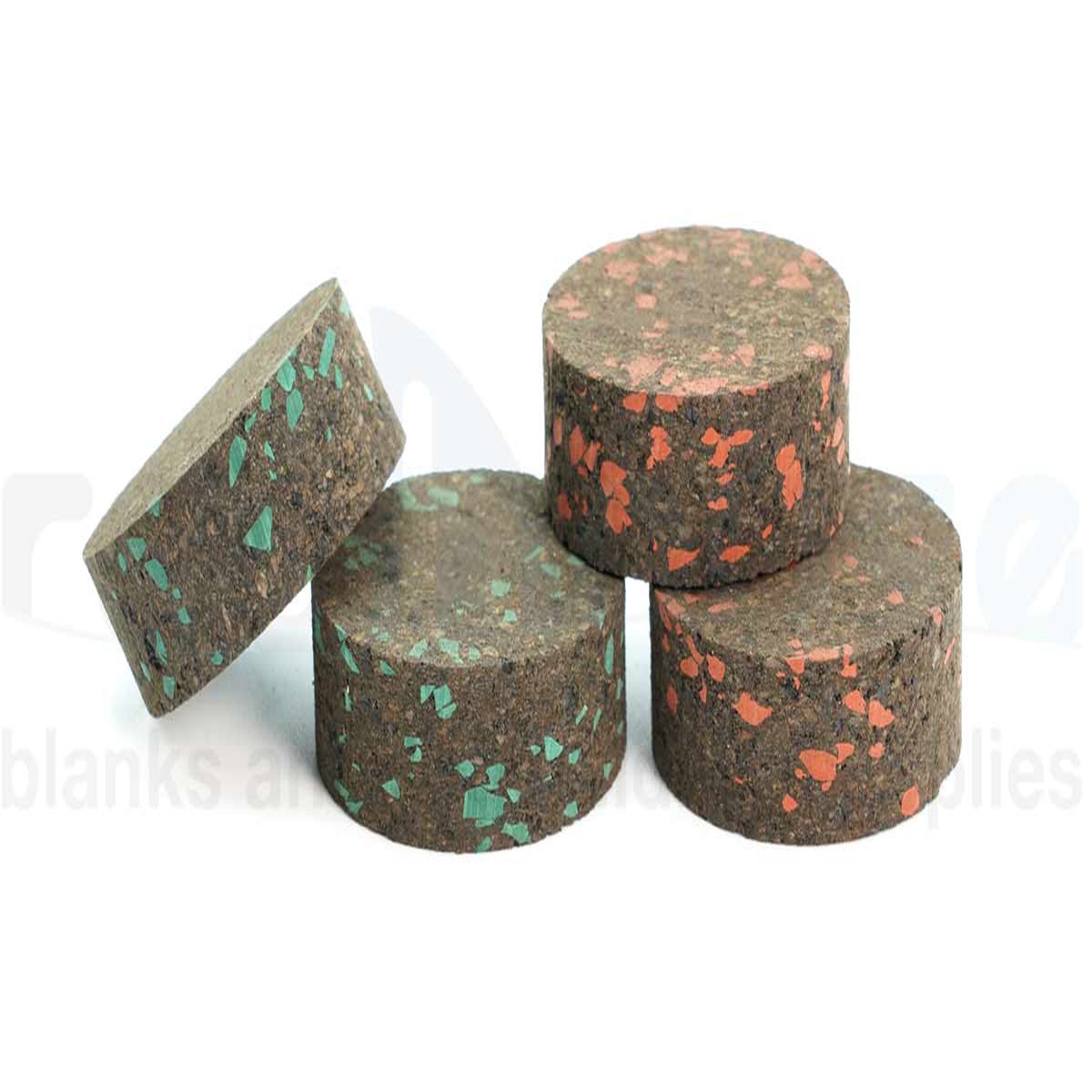 Burnt Mix Green Red No Hole