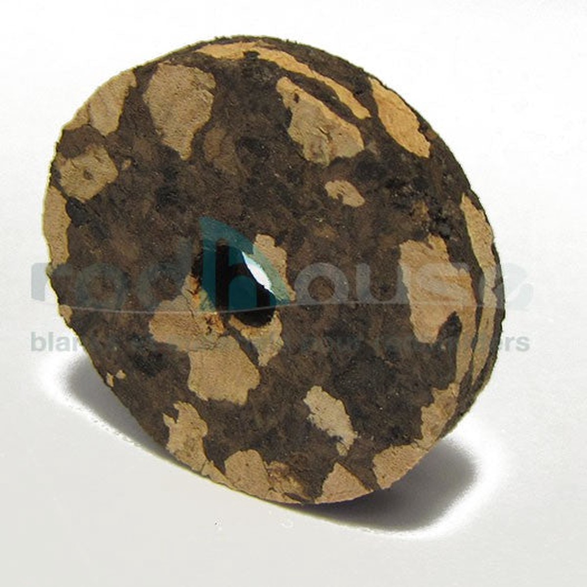 Cork Disc BURL MIX BLACK 6.35 mm