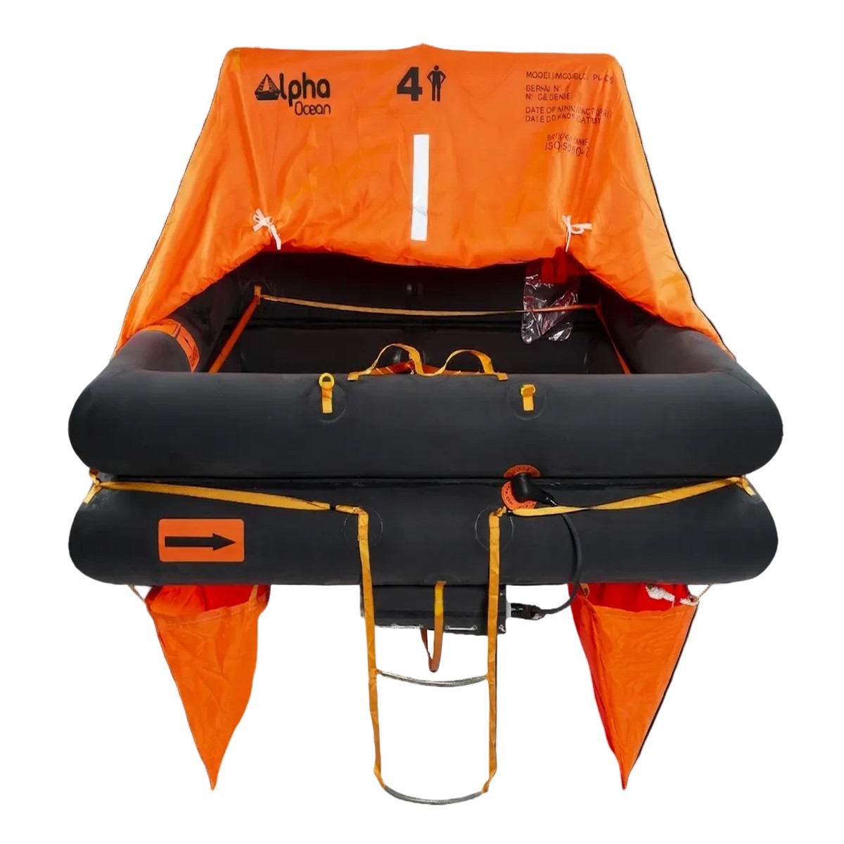 Life Raft Rental - Alpha Ocean 4 Persons