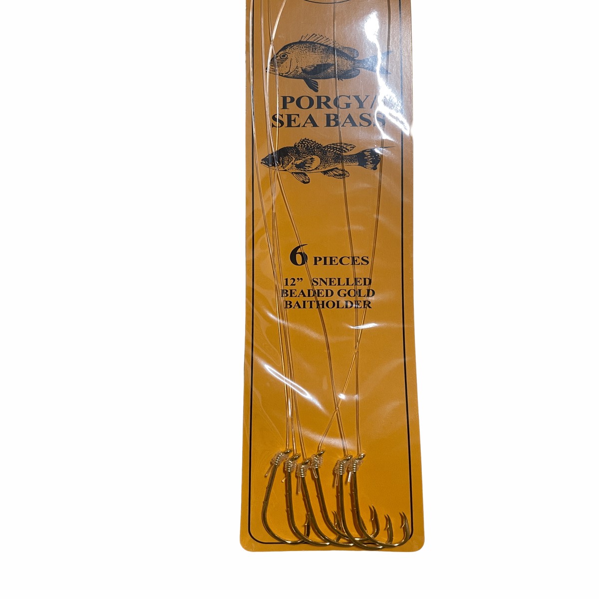 Tide Rite M12GBH Snelled Porgy/Sea Bass Hooks (6-Pack)