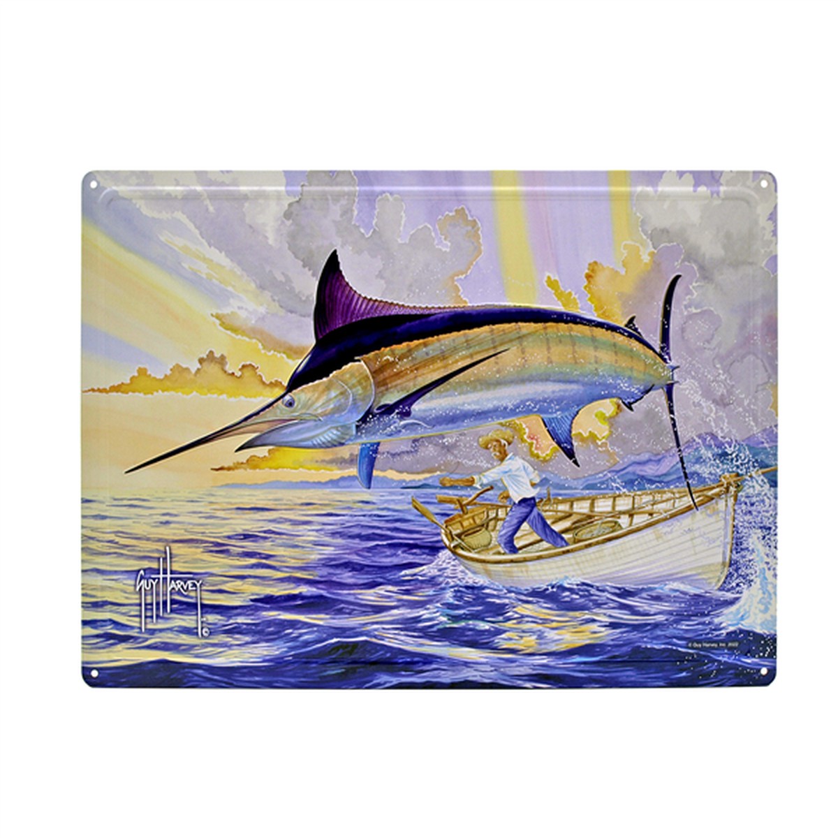 Adorno Guy Harvey Marlin W/Fishing
